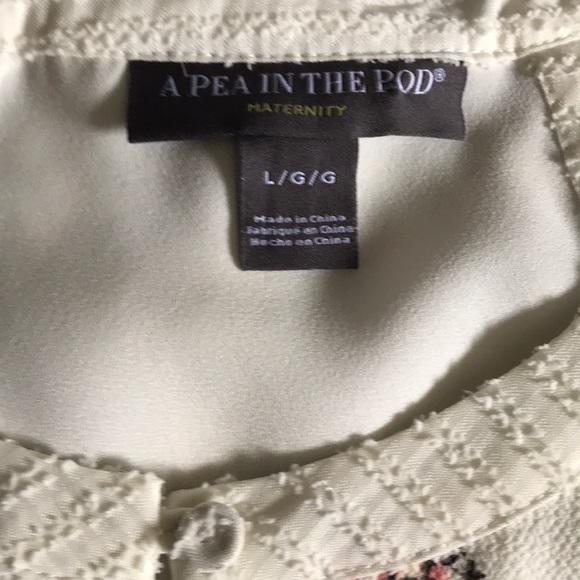 A Pea In The Pod Maternity Empire Waist Blouse - Picture 2 of 5